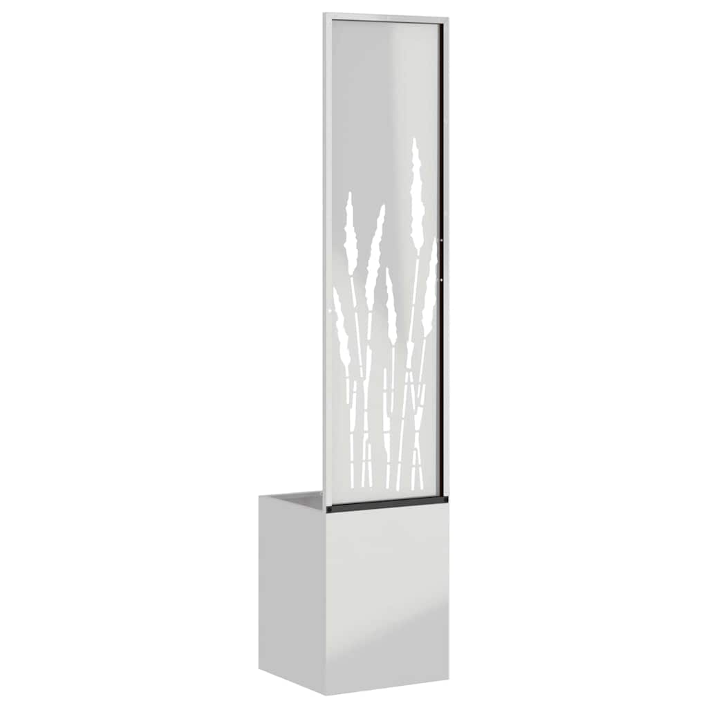 vidaXL Ekran zapewniający prywatność w ogrodzie Srebrny 32 x 150 cm