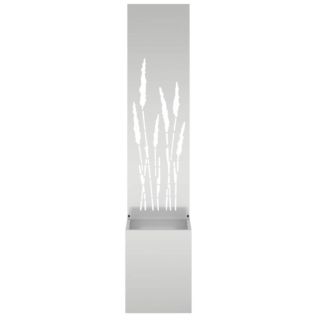 vidaXL Ekran zapewniający prywatność w ogrodzie Srebrny 32 x 150 cm