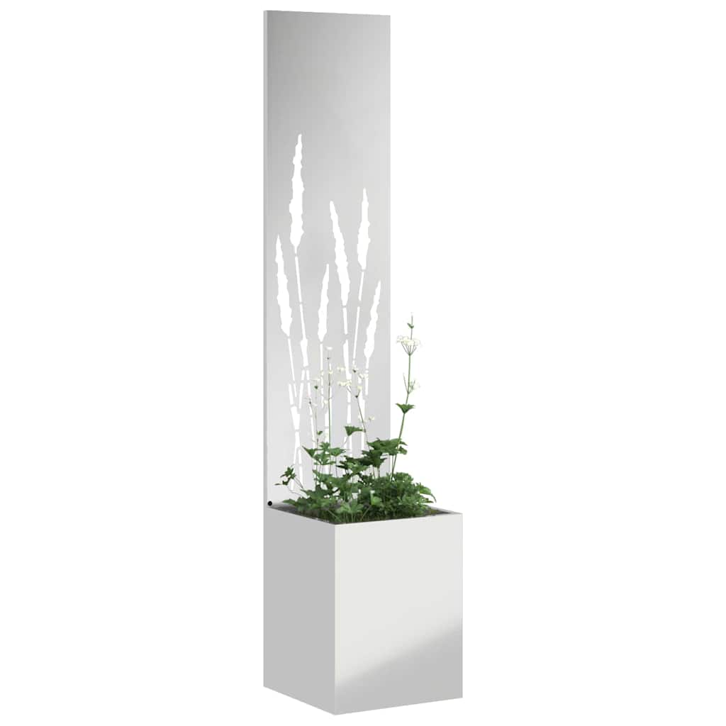 vidaXL Ekran zapewniający prywatność w ogrodzie Srebrny 32 x 150 cm