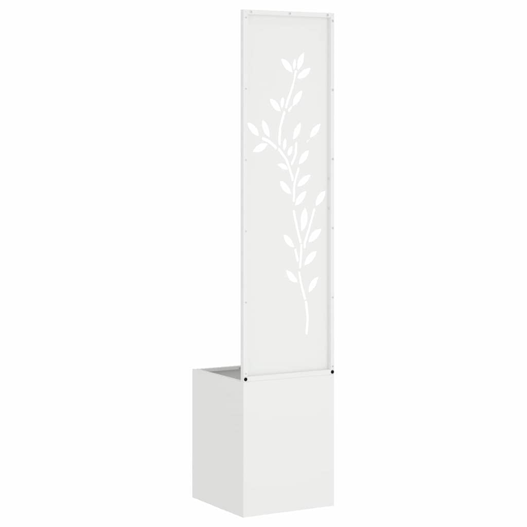 vidaXL Ekran zapewniający prywatność w ogrodzie Biały 32 x 32 x 150 cm