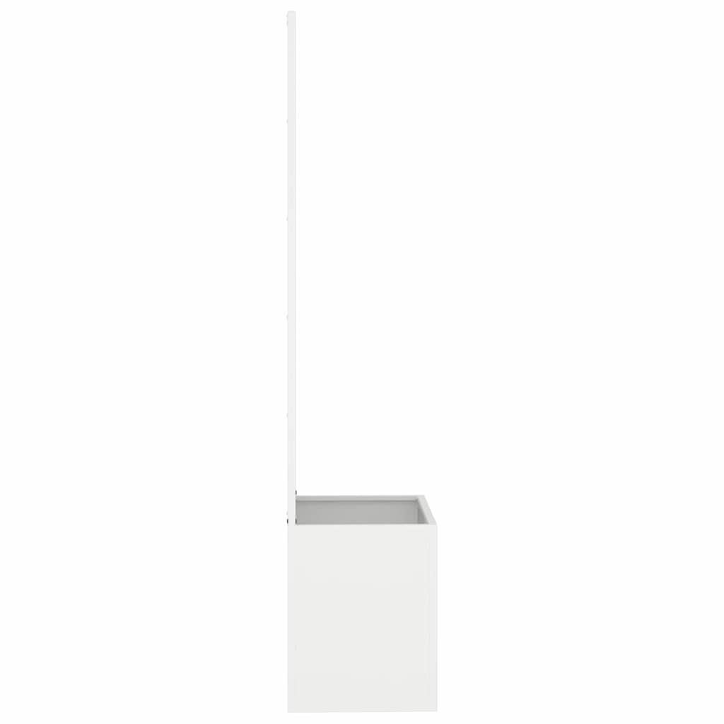 vidaXL Ekran zapewniający prywatność w ogrodzie Biały 50 x 150 cm