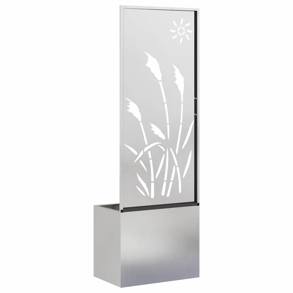 vidaXL Ekran zapewniający prywatność w ogrodzie Srebrny 50 x 150 cm