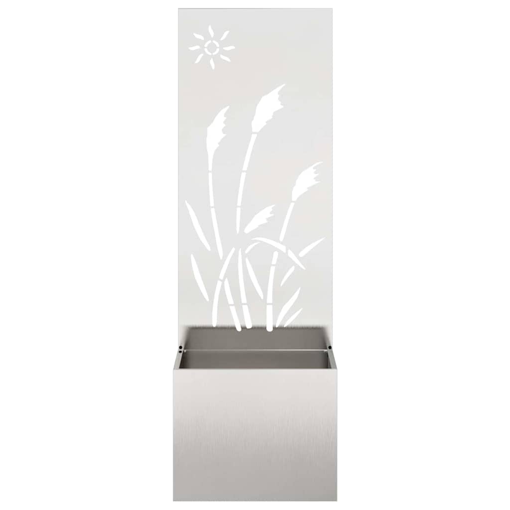 vidaXL Ekran zapewniający prywatność w ogrodzie Srebrny 50 x 150 cm