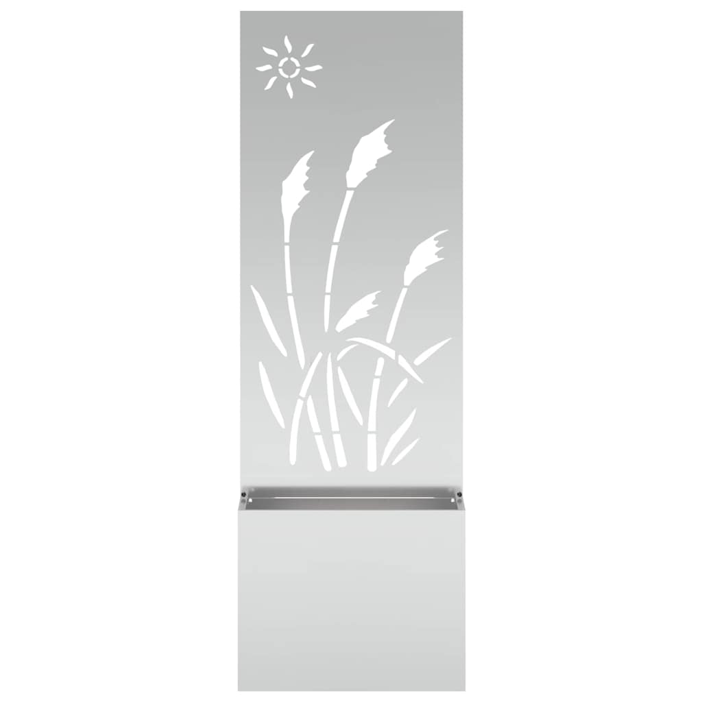 vidaXL Ekran zapewniający prywatność w ogrodzie Srebrny 50 x 140 cm