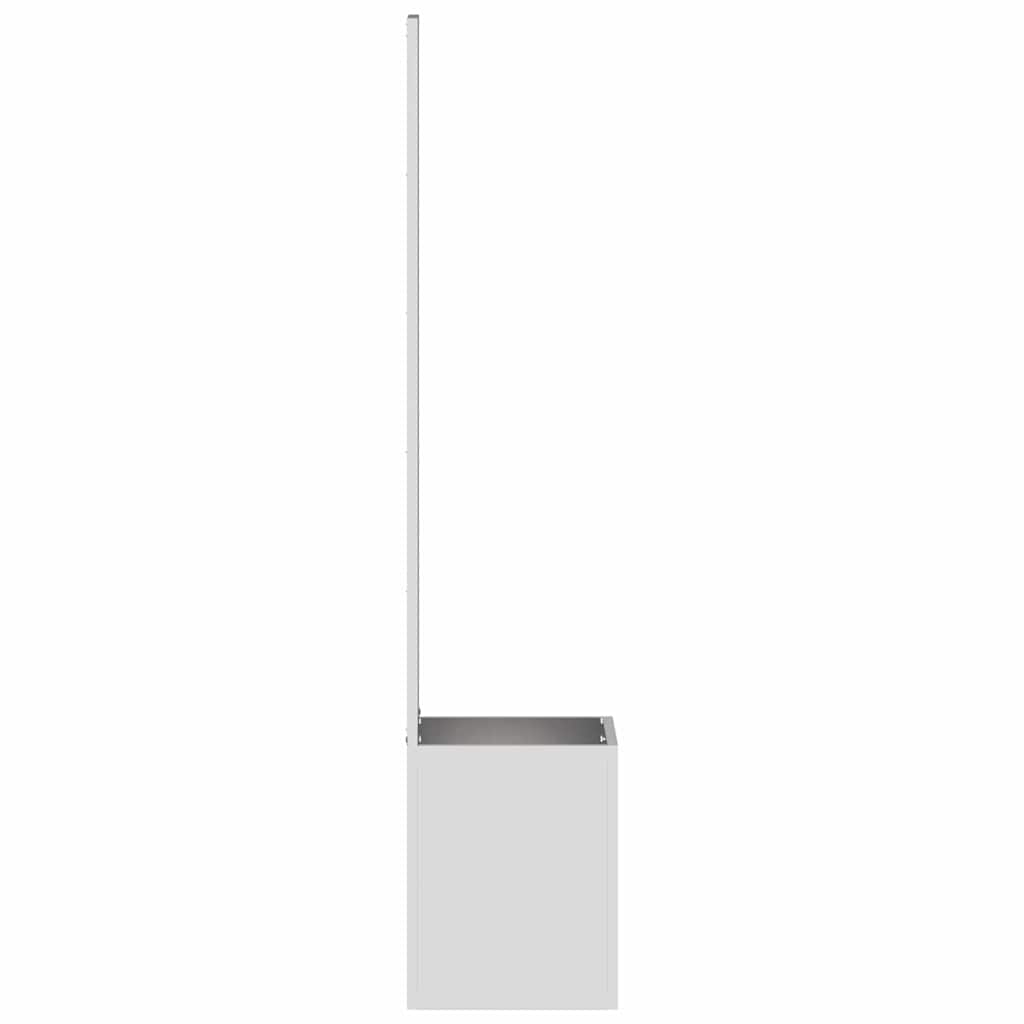 vidaXL Ekran zapewniający prywatność w ogrodzie Srebrny 50 x 140 cm