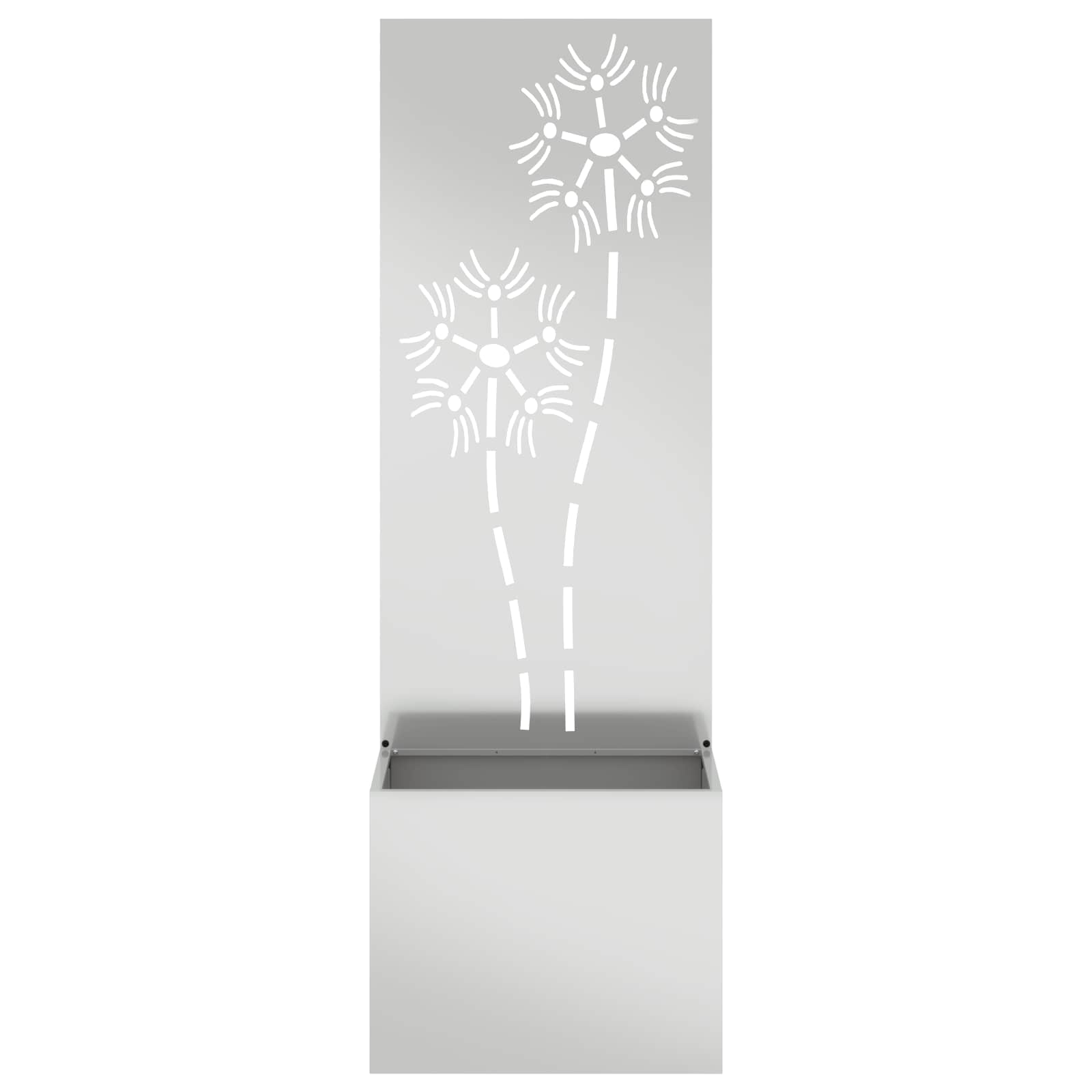 vidaXL Ekran zapewniający prywatność w ogrodzie Srebrny 50 x 150 cm