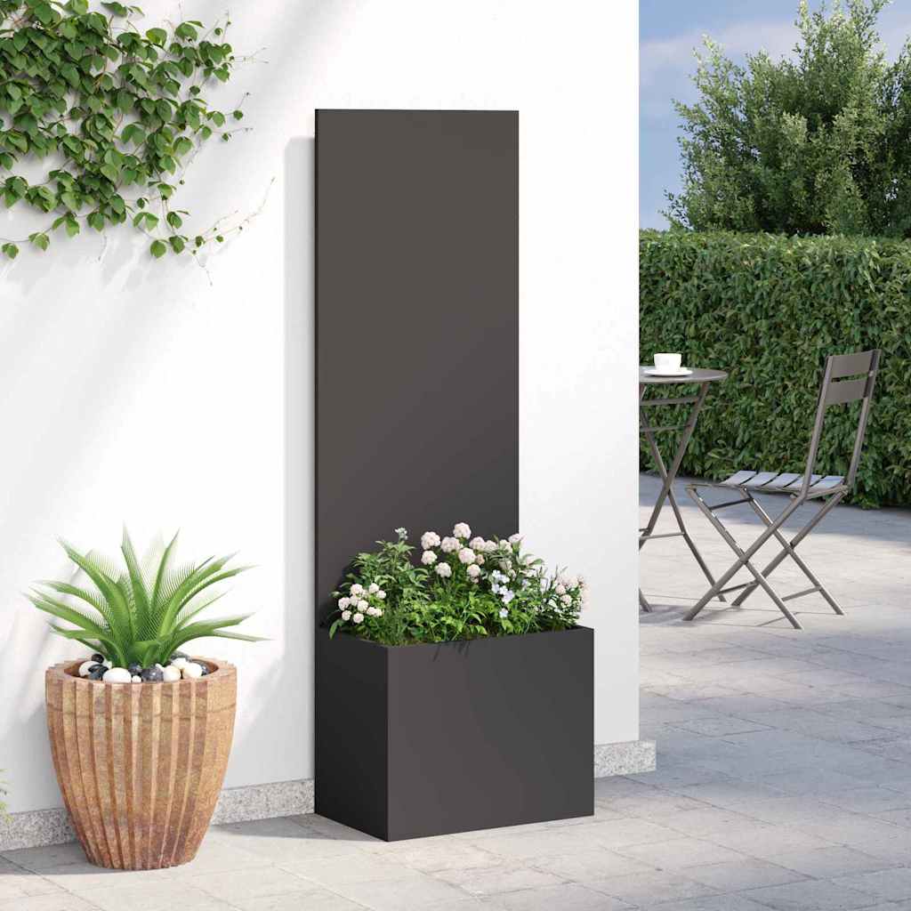 vidaXL Ekran zapewniający prywatność w ogrodzie Czarny 50 x 150 cm