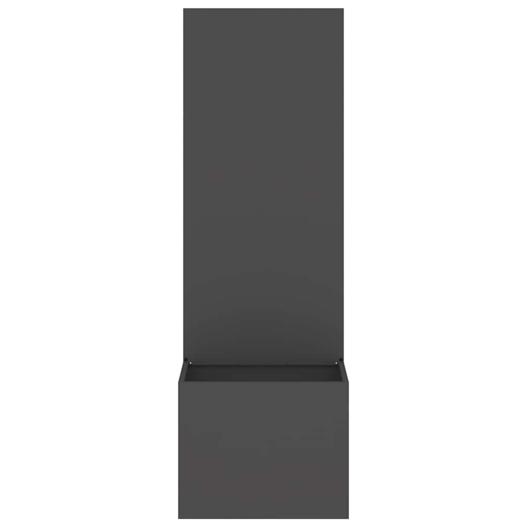vidaXL Ekran zapewniający prywatność w ogrodzie Czarny 50 x 150 cm