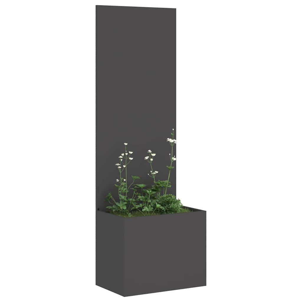 vidaXL Ekran zapewniający prywatność w ogrodzie Czarny 50 x 150 cm