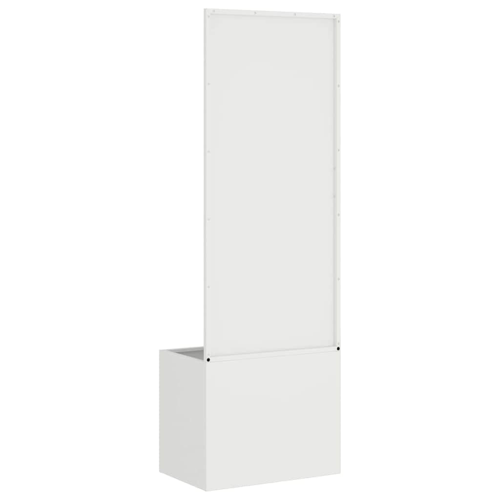 vidaXL Ekran zapewniający prywatność w ogrodzie Biały 50 x 32 x 150 cm
