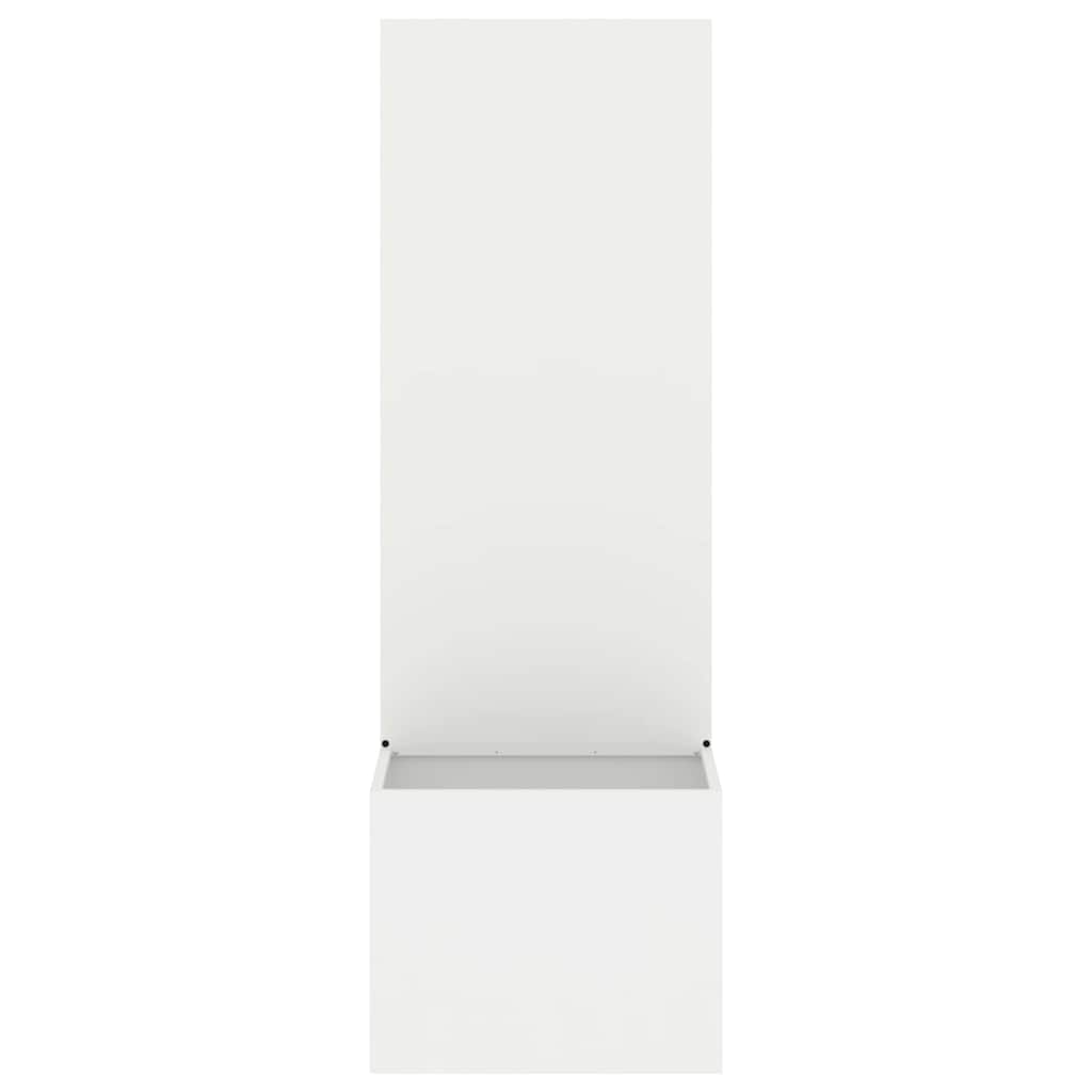 vidaXL Ekran zapewniający prywatność w ogrodzie Biały 50 x 32 x 150 cm