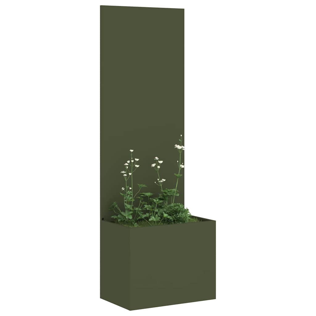 vidaXL Ekran zapewniający prywatność w ogrodzie oliwkowy 50 x 150 cm