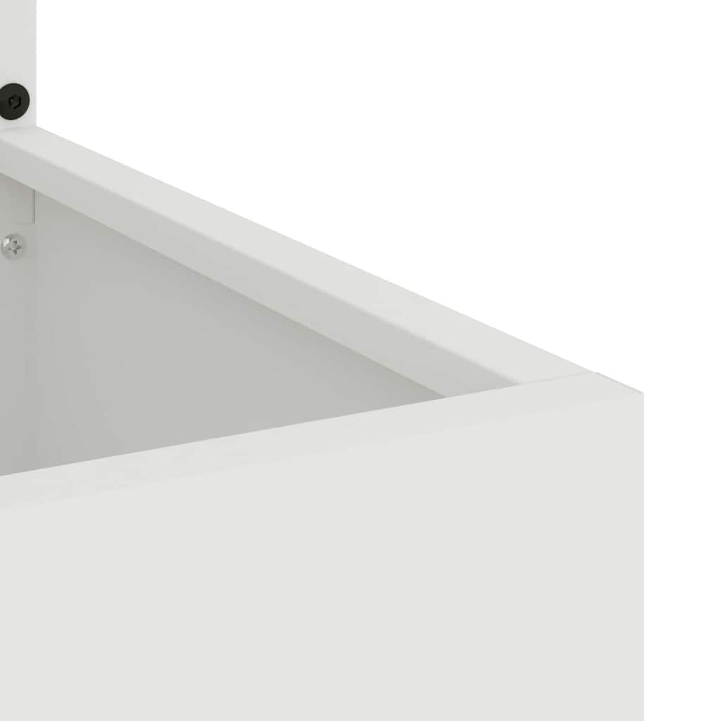 vidaXL Ekran zapewniający prywatność w ogrodzie Biały 50 x 150 cm