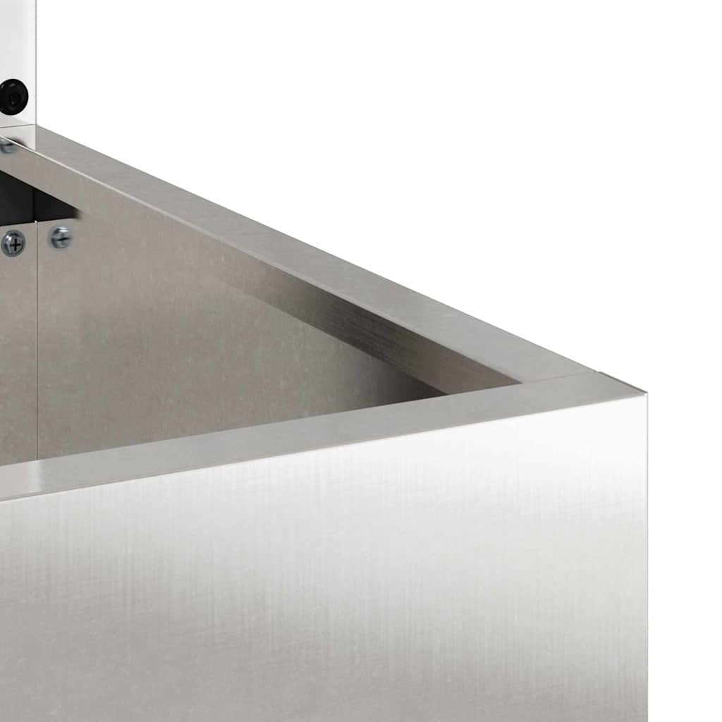 vidaXL Ekran zapewniający prywatność w ogrodzie Srebrny 50 x 150 cm