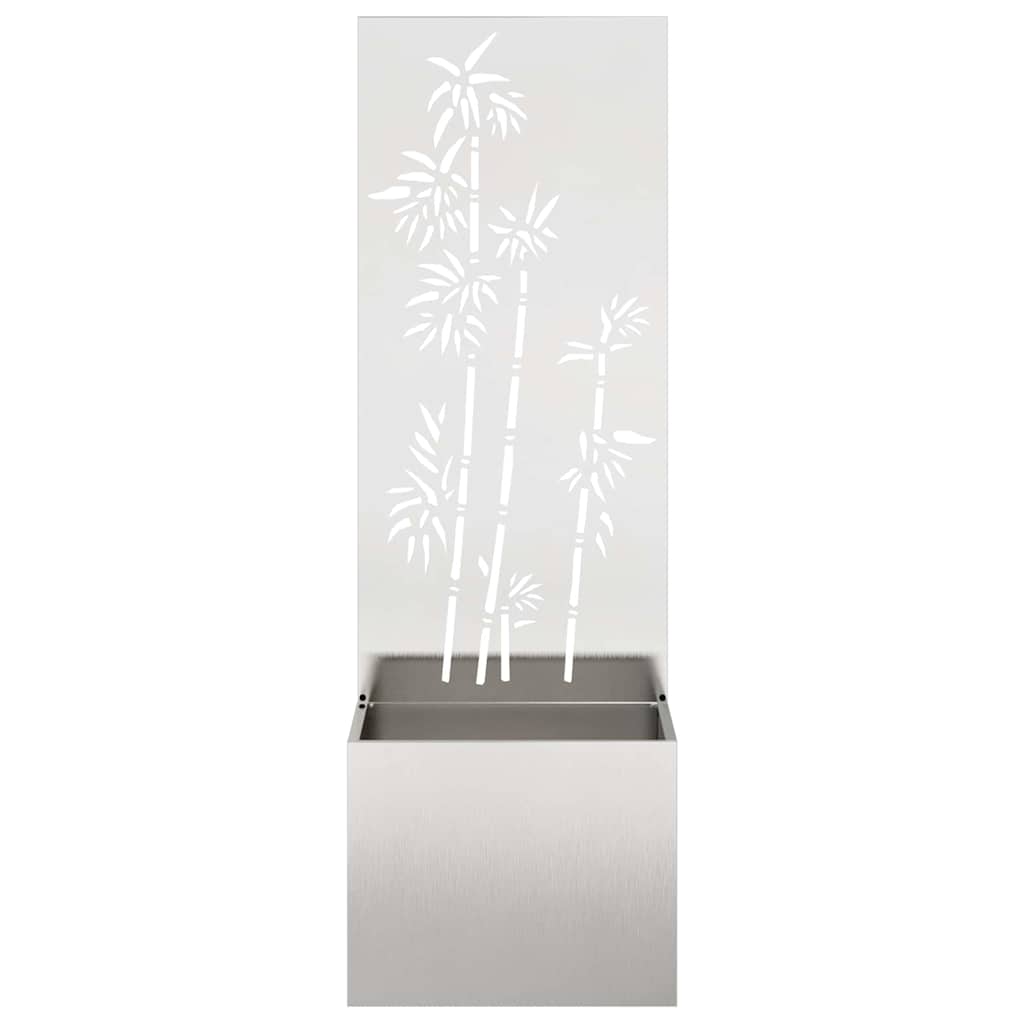 vidaXL Ekran zapewniający prywatność w ogrodzie Srebrny 50 x 150 cm
