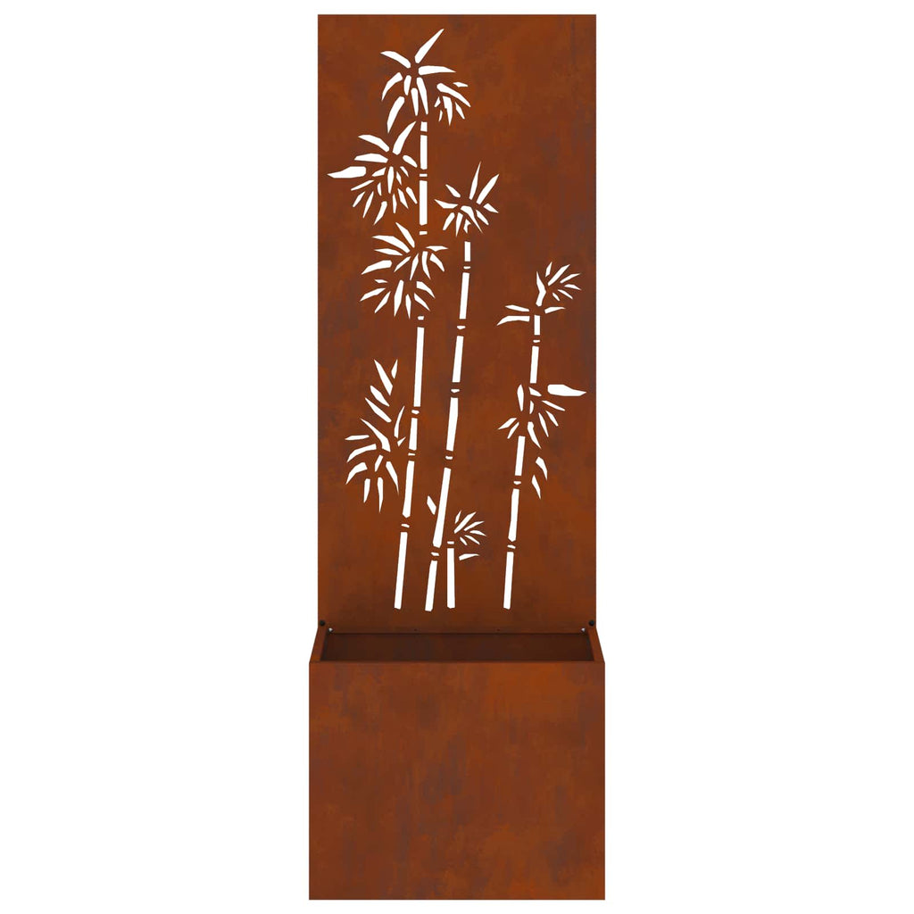 vidaXL Ekran zapewniający prywatność w ogrodzie Rdzawy 50 x 150 cm