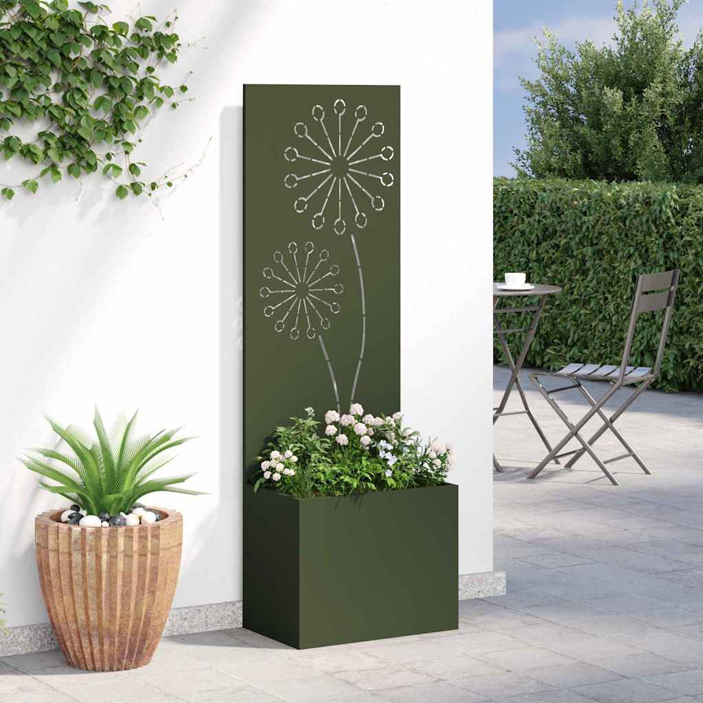 vidaXL Ekran zapewniający prywatność w ogrodzie oliwkowy 50 x 150 cm