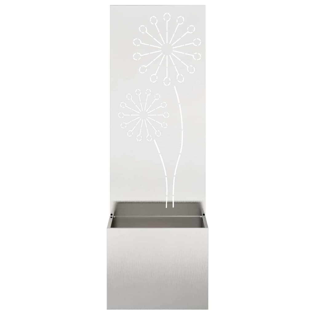 vidaXL Ekran zapewniający prywatność w ogrodzie Srebrny 50 x 150 cm