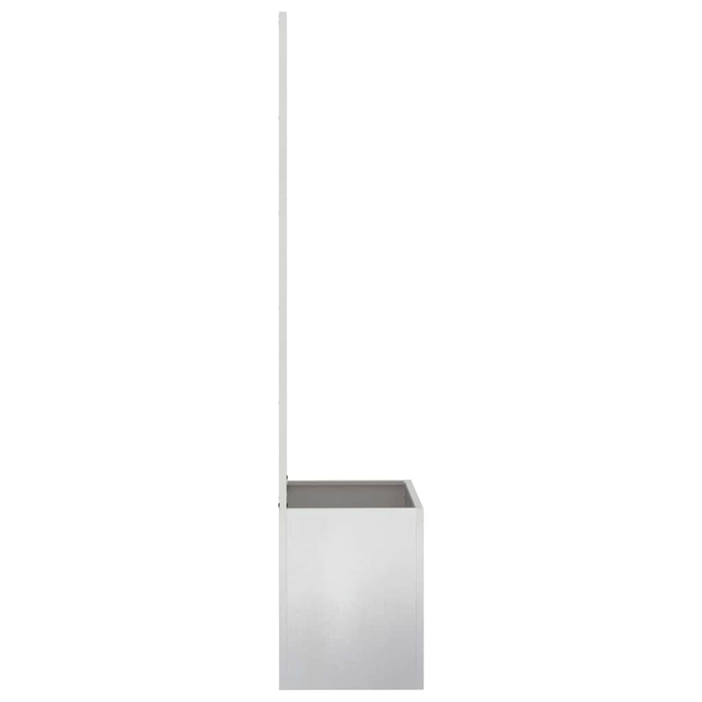 vidaXL Ekran zapewniający prywatność w ogrodzie Srebrny 50 x 150 cm