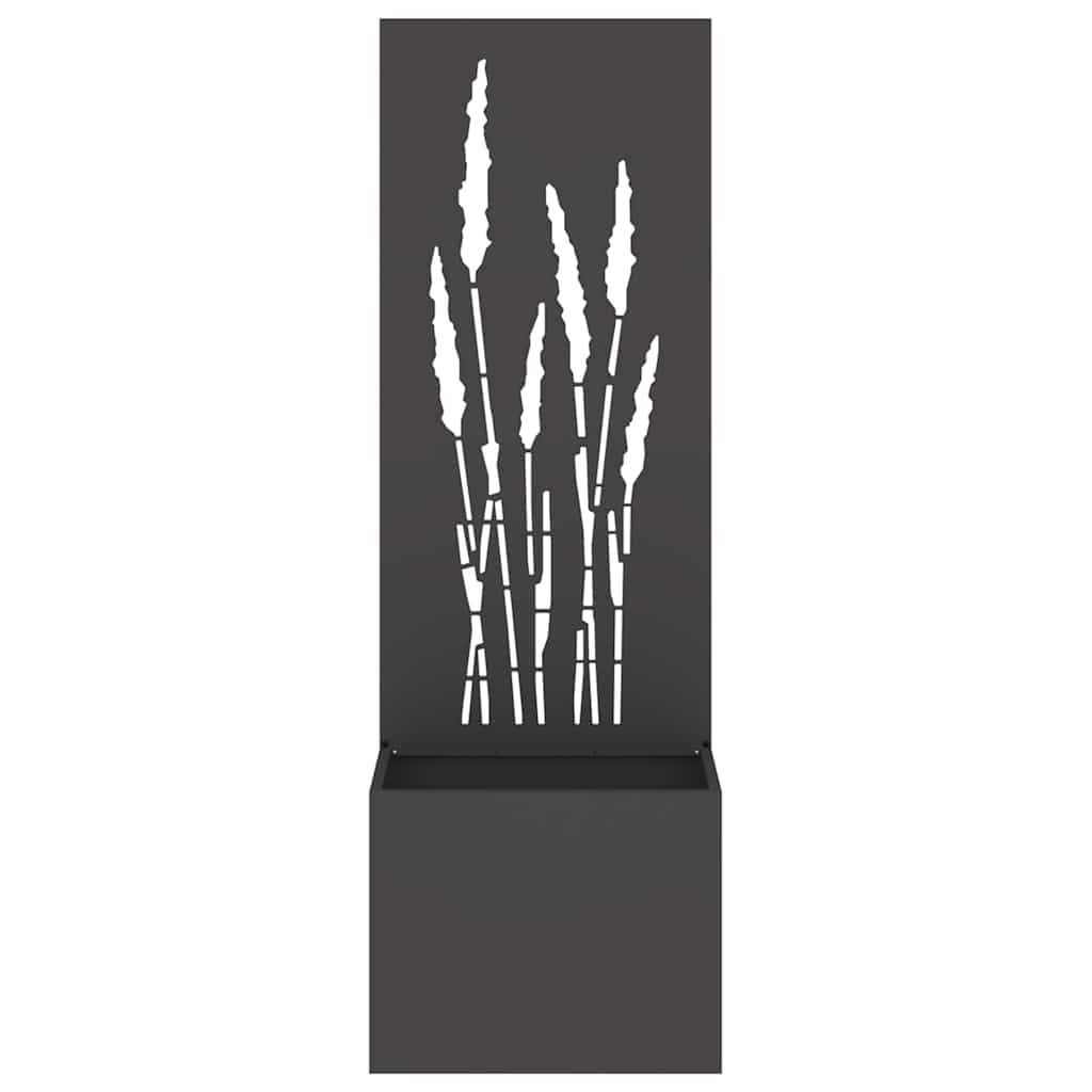 vidaXL Ekran zapewniający prywatność w ogrodzie Czarny 50 x 150 cm