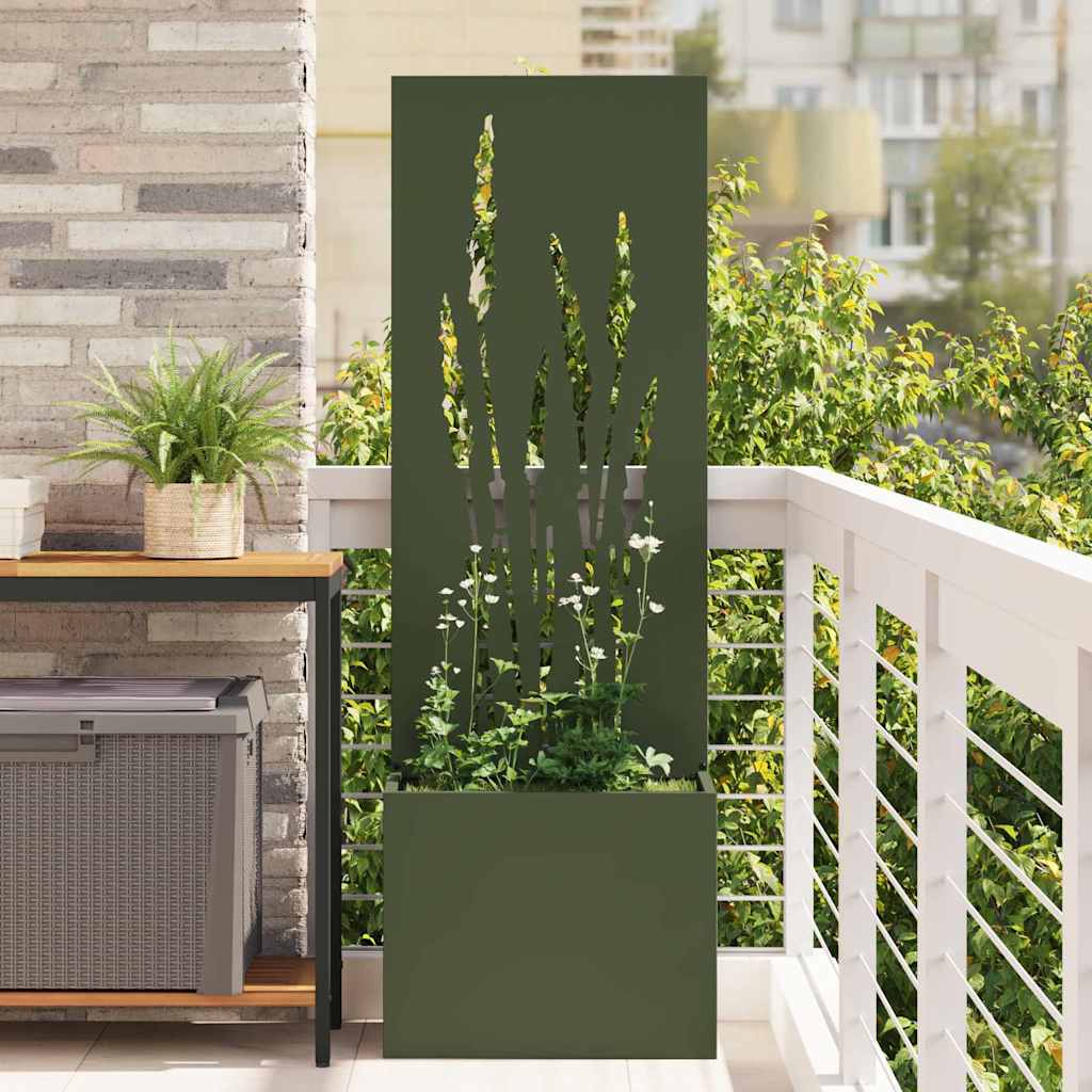 vidaXL Ekran zapewniający prywatność w ogrodzie oliwkowy 50 x 150 cm