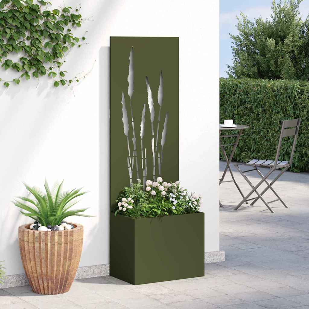 vidaXL Ekran zapewniający prywatność w ogrodzie oliwkowy 50 x 150 cm