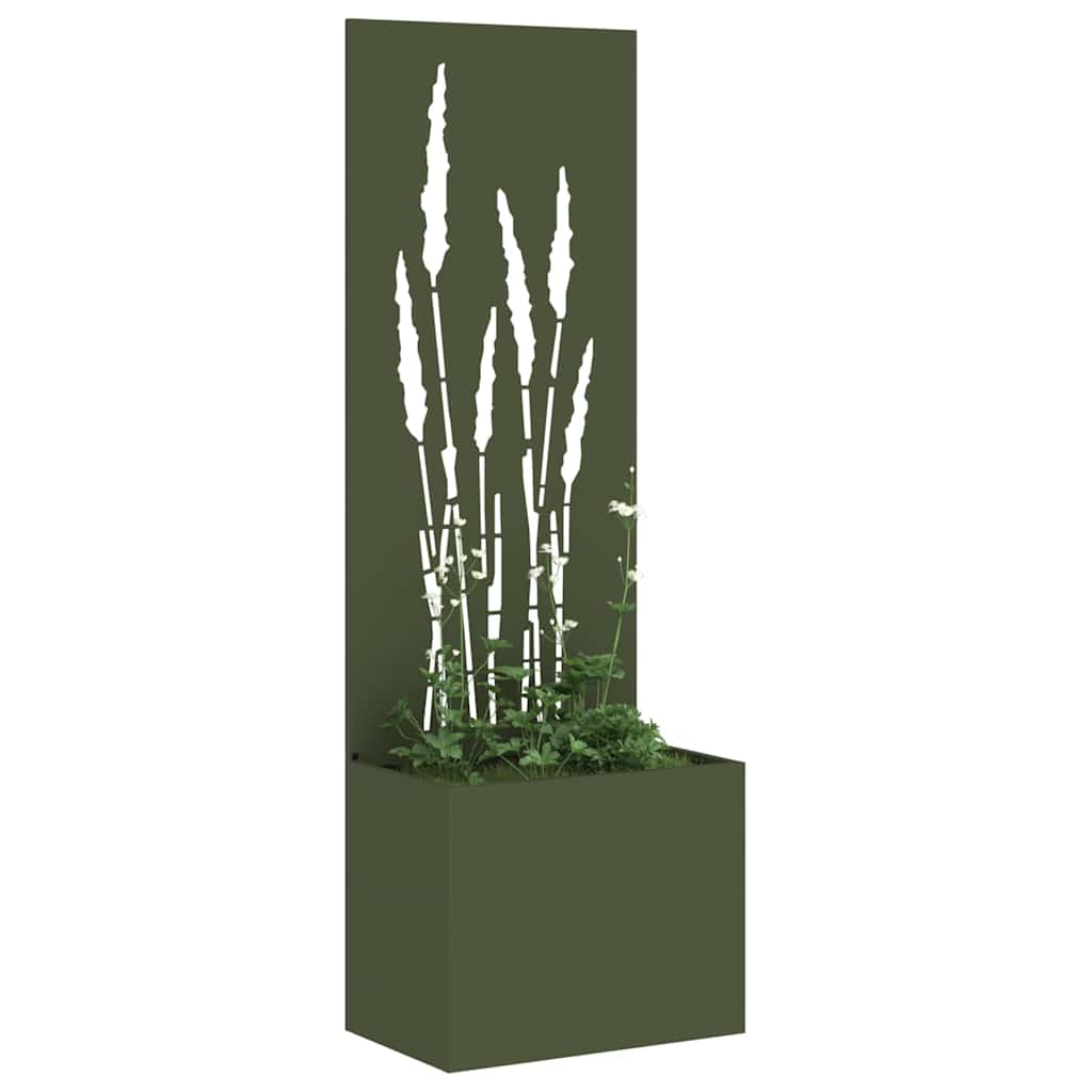 vidaXL Ekran zapewniający prywatność w ogrodzie oliwkowy 50 x 150 cm