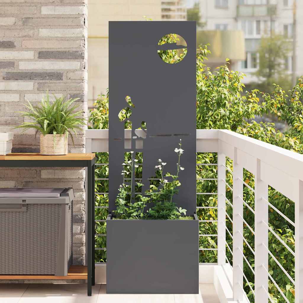 vidaXL Ekran zapewniający prywatność w ogrodzie Antracyt 50 x 150 cm