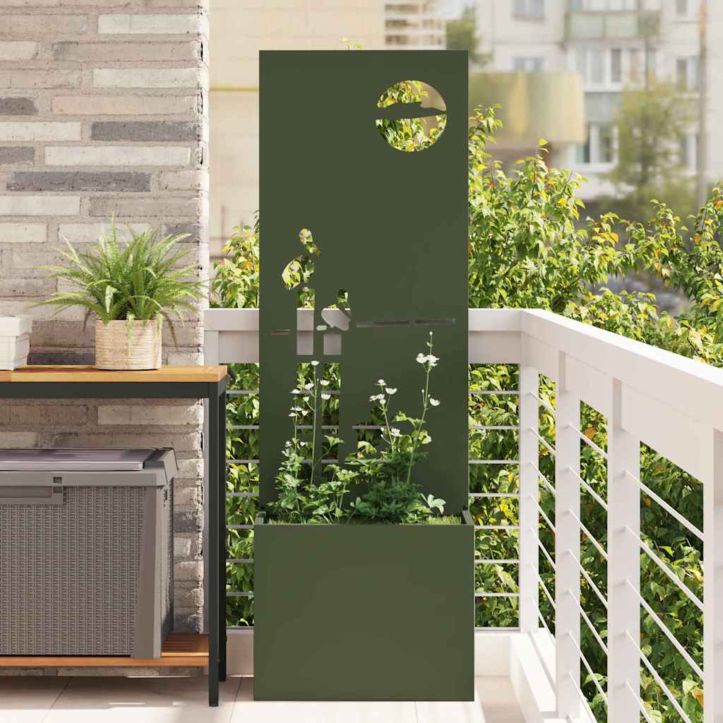 vidaXL Ekran zapewniający prywatność w ogrodzie oliwkowy 50 x 150 cm