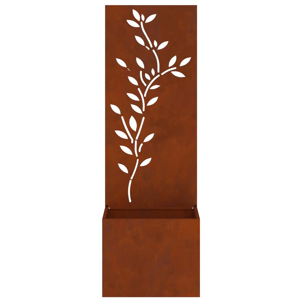 vidaXL Ekran zapewniający prywatność w ogrodzie Rdzawy 50 x 140 cm