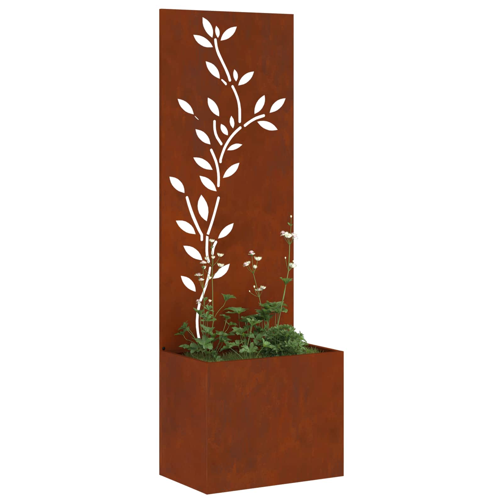 vidaXL Ekran zapewniający prywatność w ogrodzie Rdzawy 50 x 140 cm