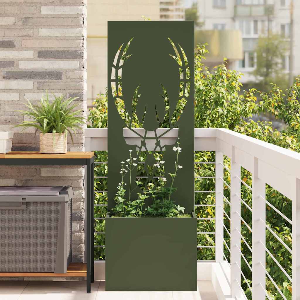 vidaXL Ekran zapewniający prywatność w ogrodzie oliwkowy 50 x 150 cm