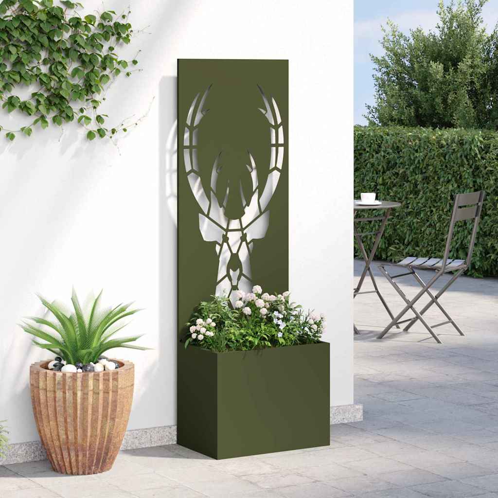 vidaXL Ekran zapewniający prywatność w ogrodzie oliwkowy 50 x 150 cm