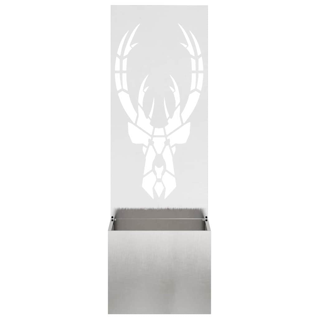vidaXL Ekran zapewniający prywatność w ogrodzie Srebrny 50 x 150 cm