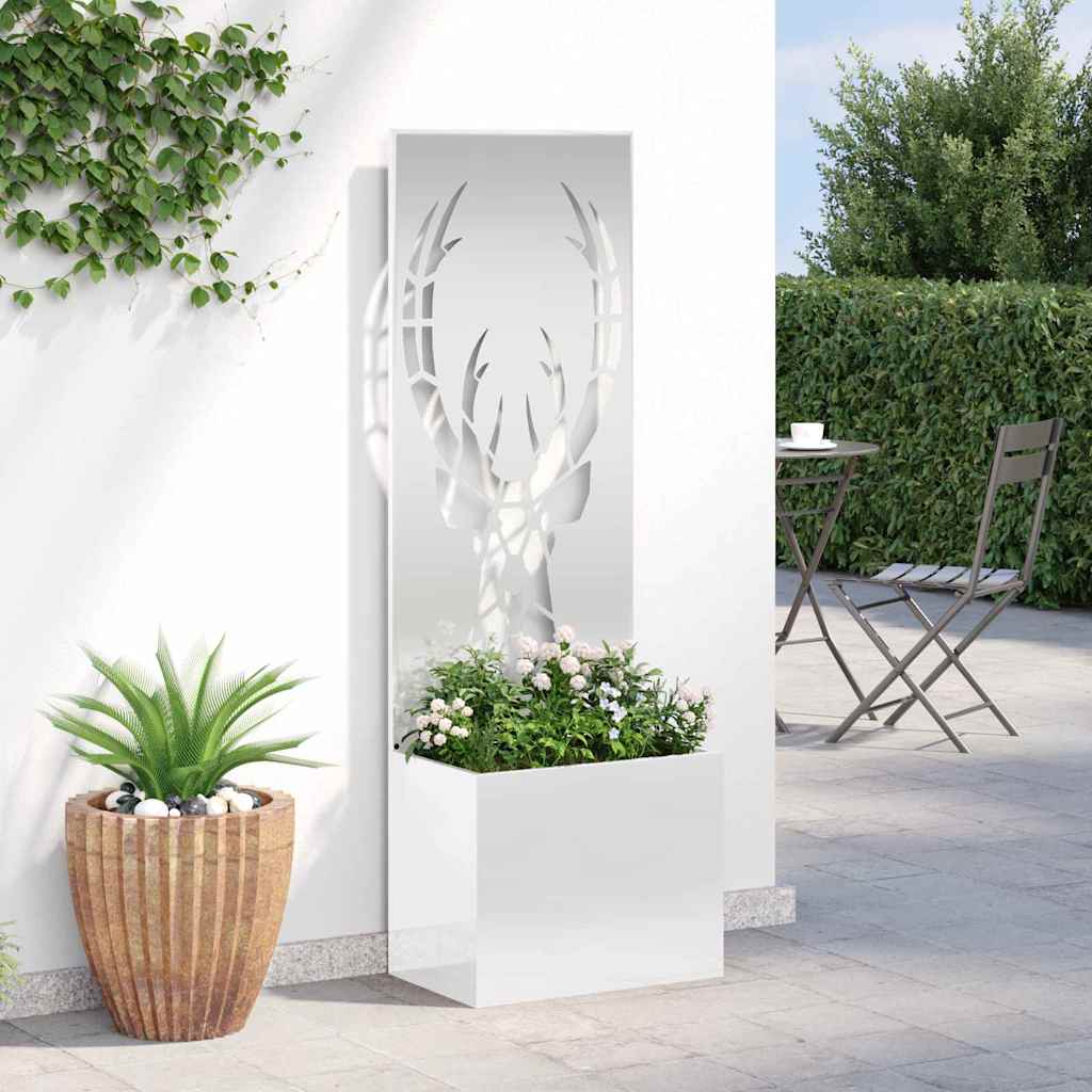 vidaXL Ekran zapewniający prywatność w ogrodzie Srebrny 50 x 150 cm