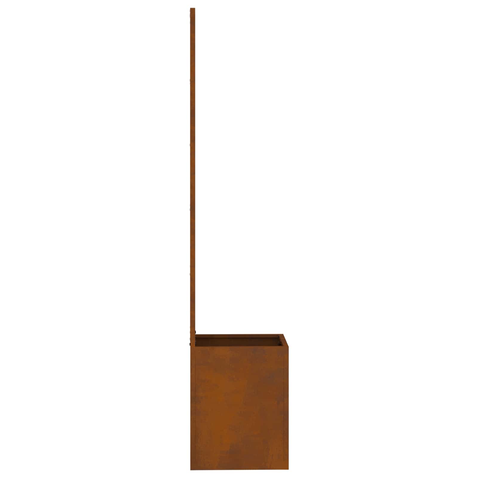 vidaXL Ekran zapewniający prywatność w ogrodzie Rdzawy 50 x 150 cm