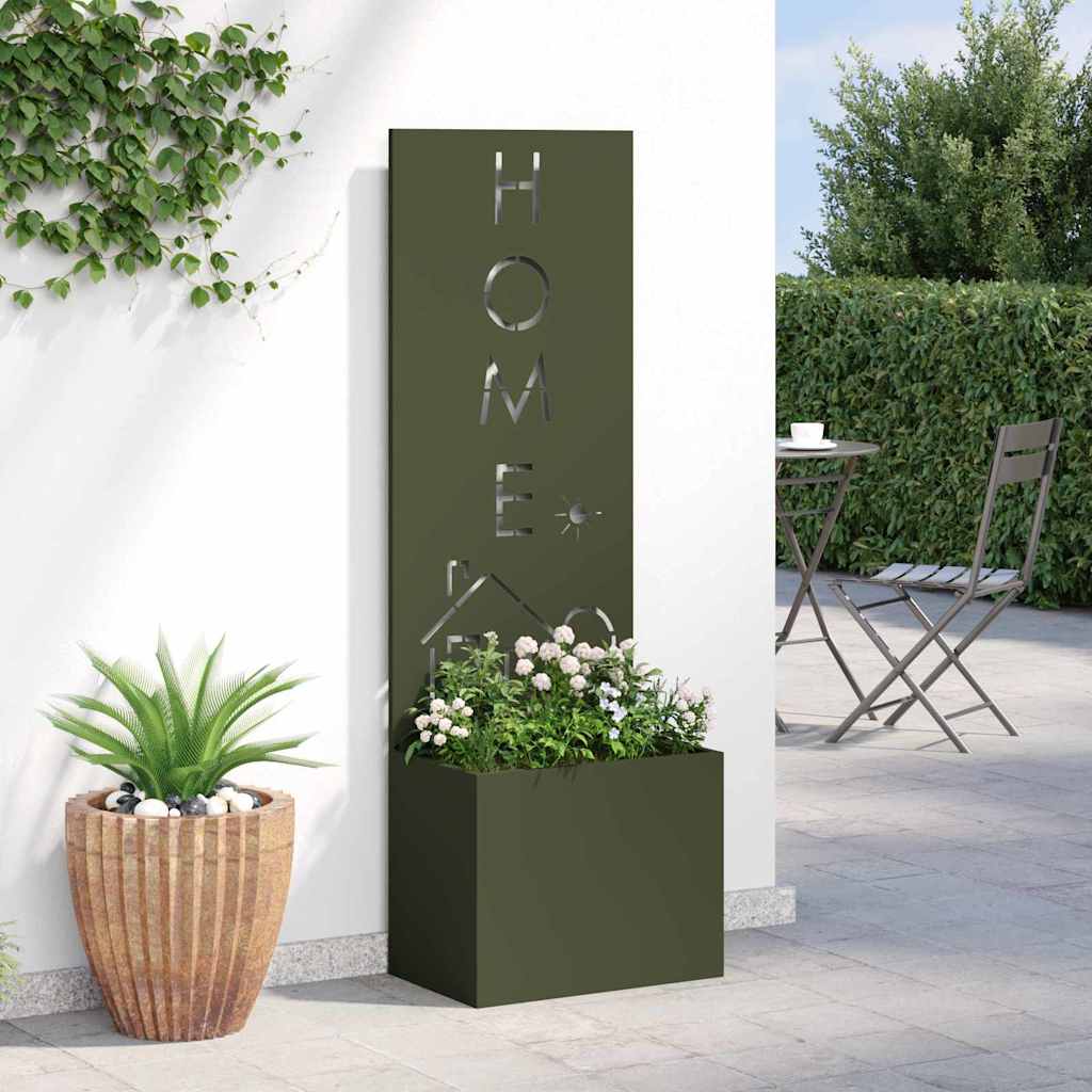 vidaXL Ekran zapewniający prywatność w ogrodzie oliwkowy 50 x 150 cm