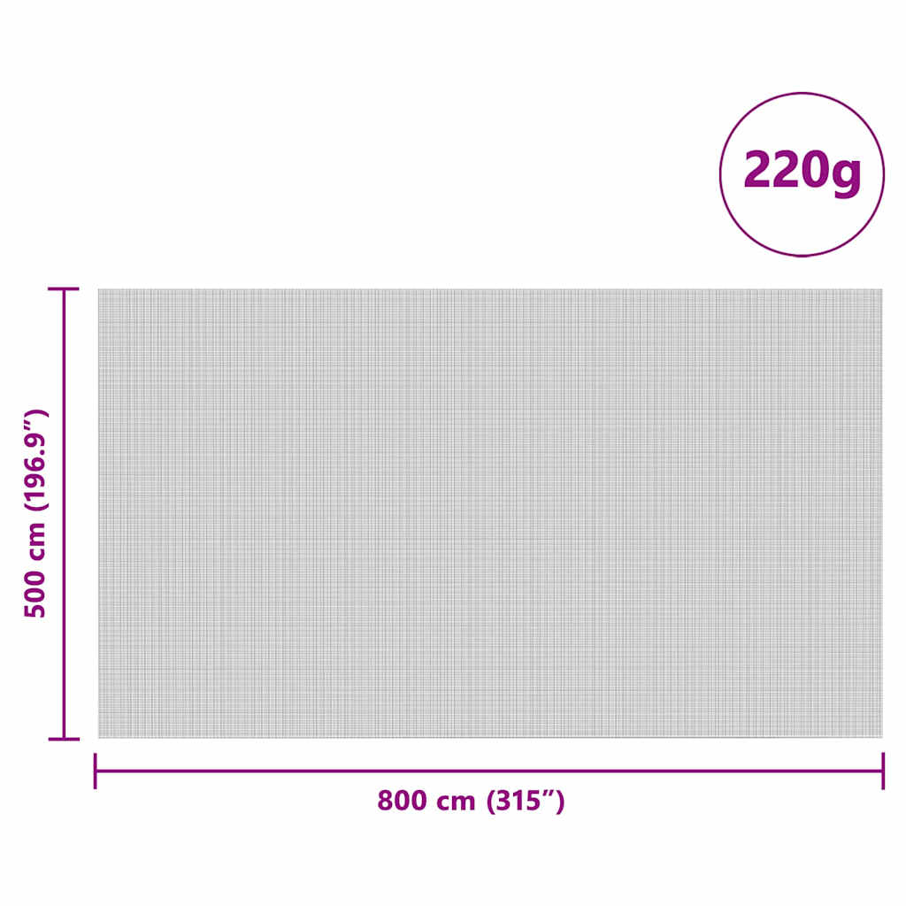 vidaXL Pokrywa na silos Zielony 8 x 5 m HDPE