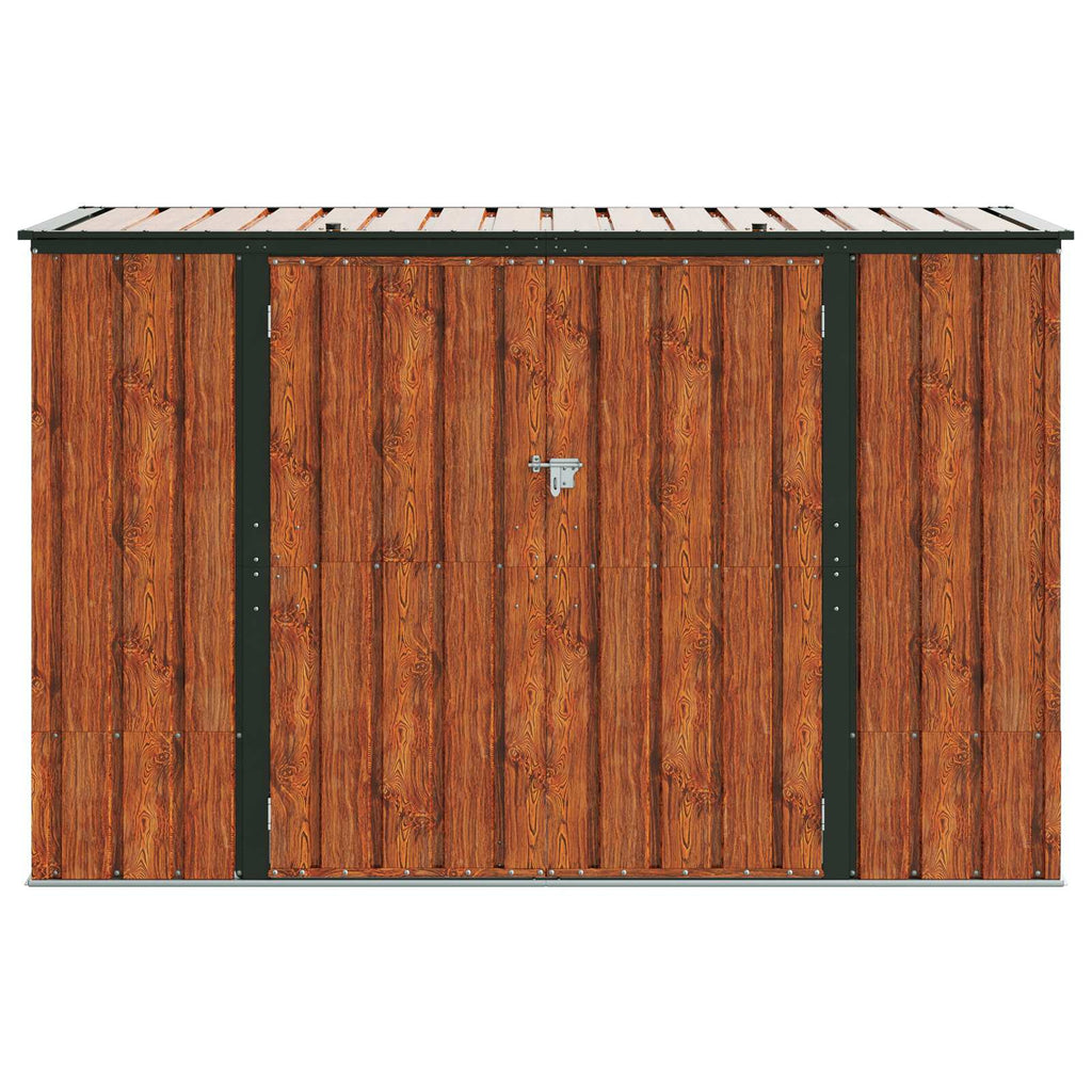 vidaXL Skrzynia do przechowywania w ogrodzie Brązowy 214 x 82 x 132 cm