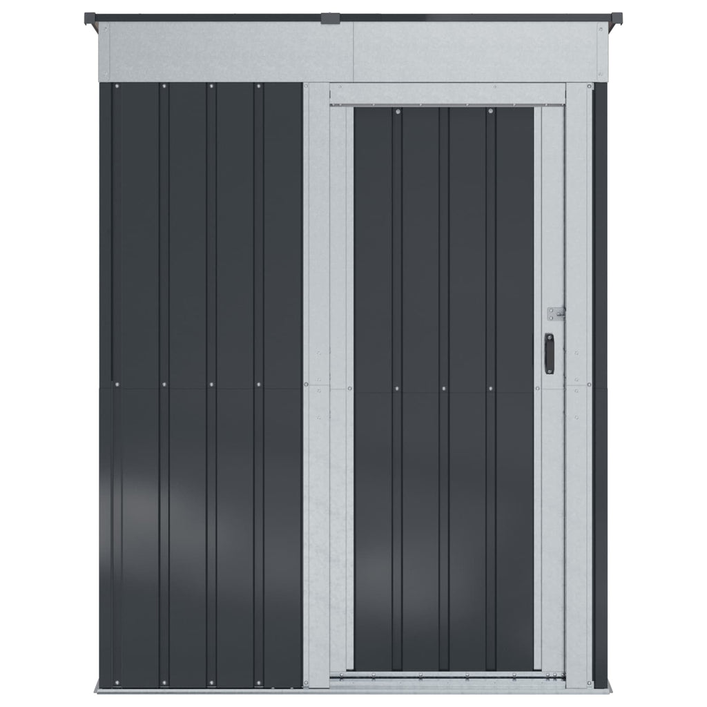 vidaXL Schowki ogrodowe Antracyt 137 x 81 x 180 cm Metal