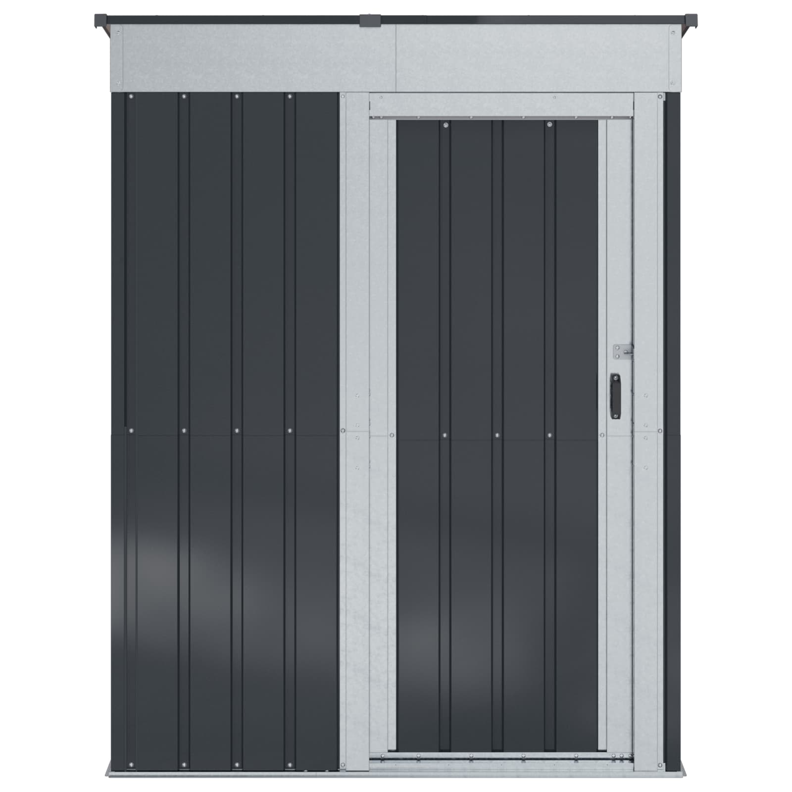 vidaXL Schowki ogrodowe Antracyt 137 x 81 x 180 cm Metal