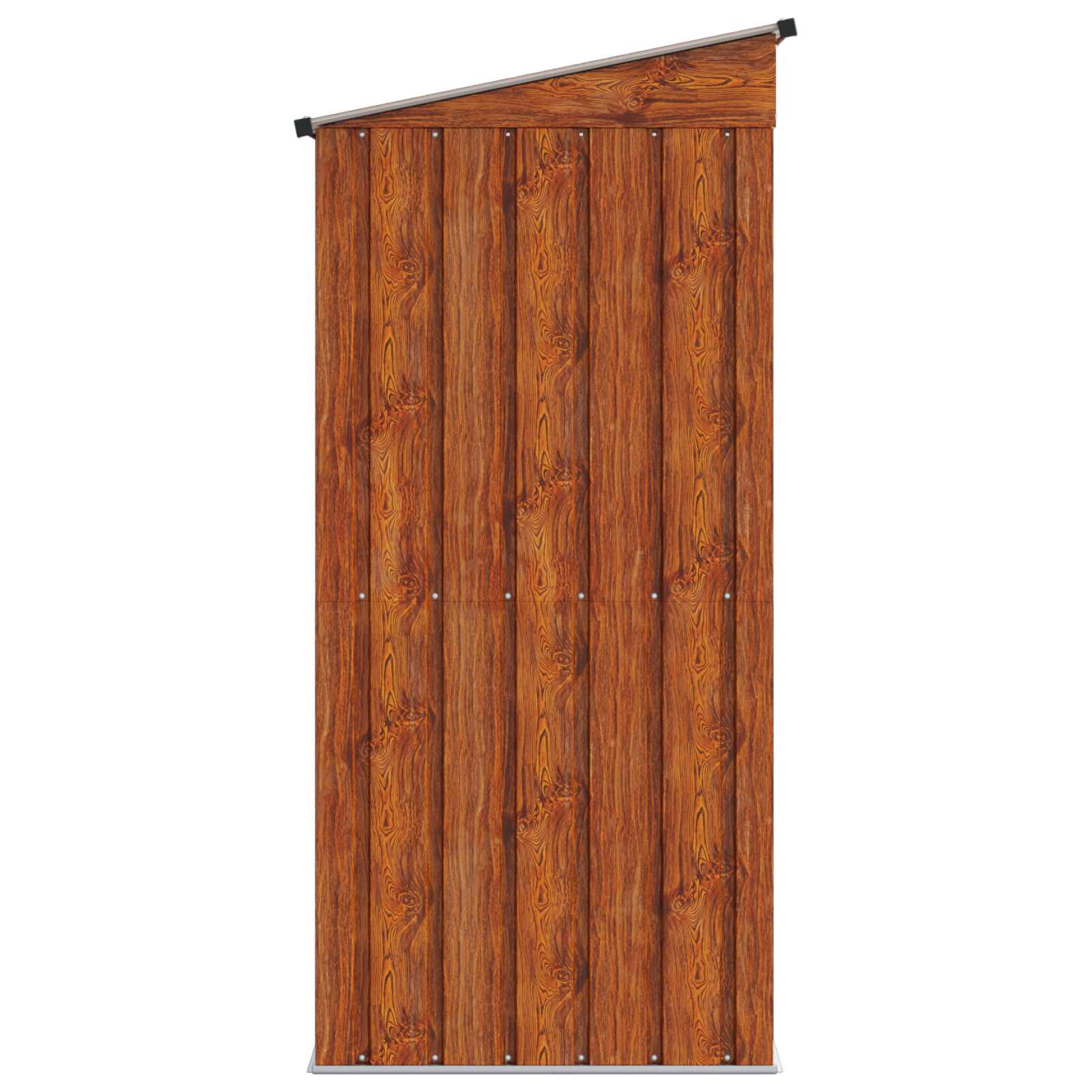 vidaXL Schowki ogrodowe Brązowy 137 x 81 x 180 cm Metal