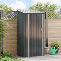 vidaXL Schowki ogrodowe Antracyt 103 x 74 x 200 cm Metal