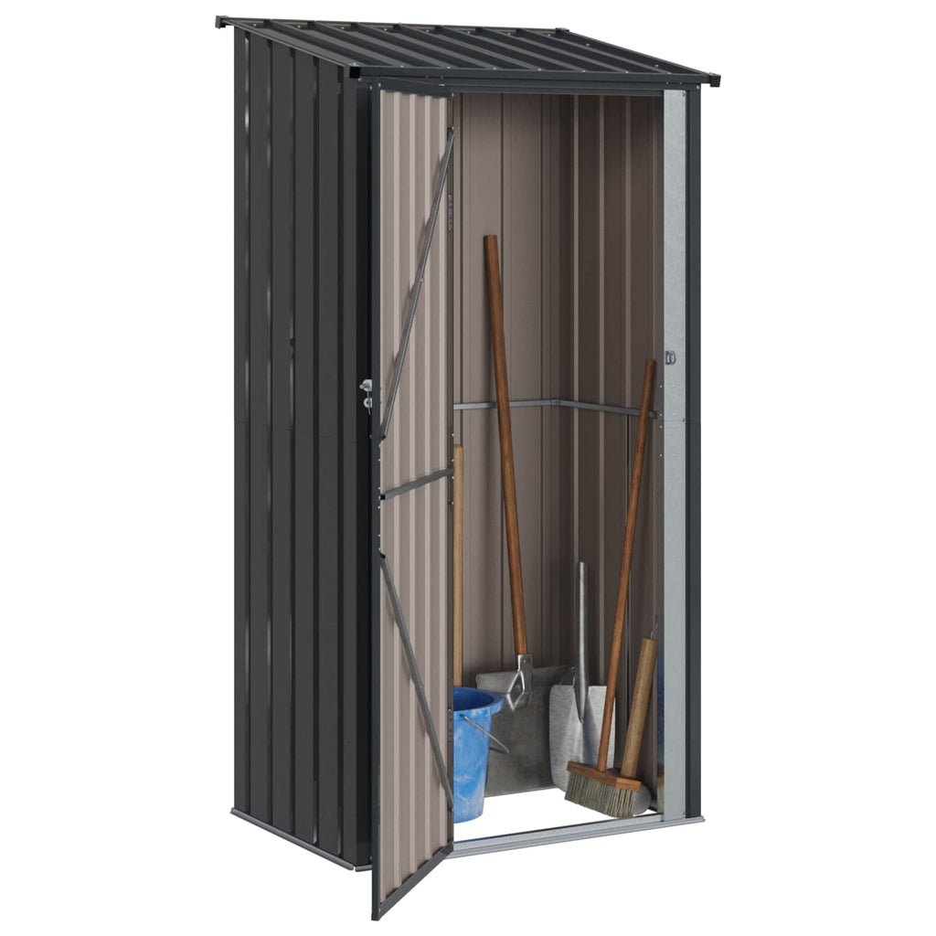 vidaXL Schowki ogrodowe Antracyt 103 x 74 x 200 cm Metal