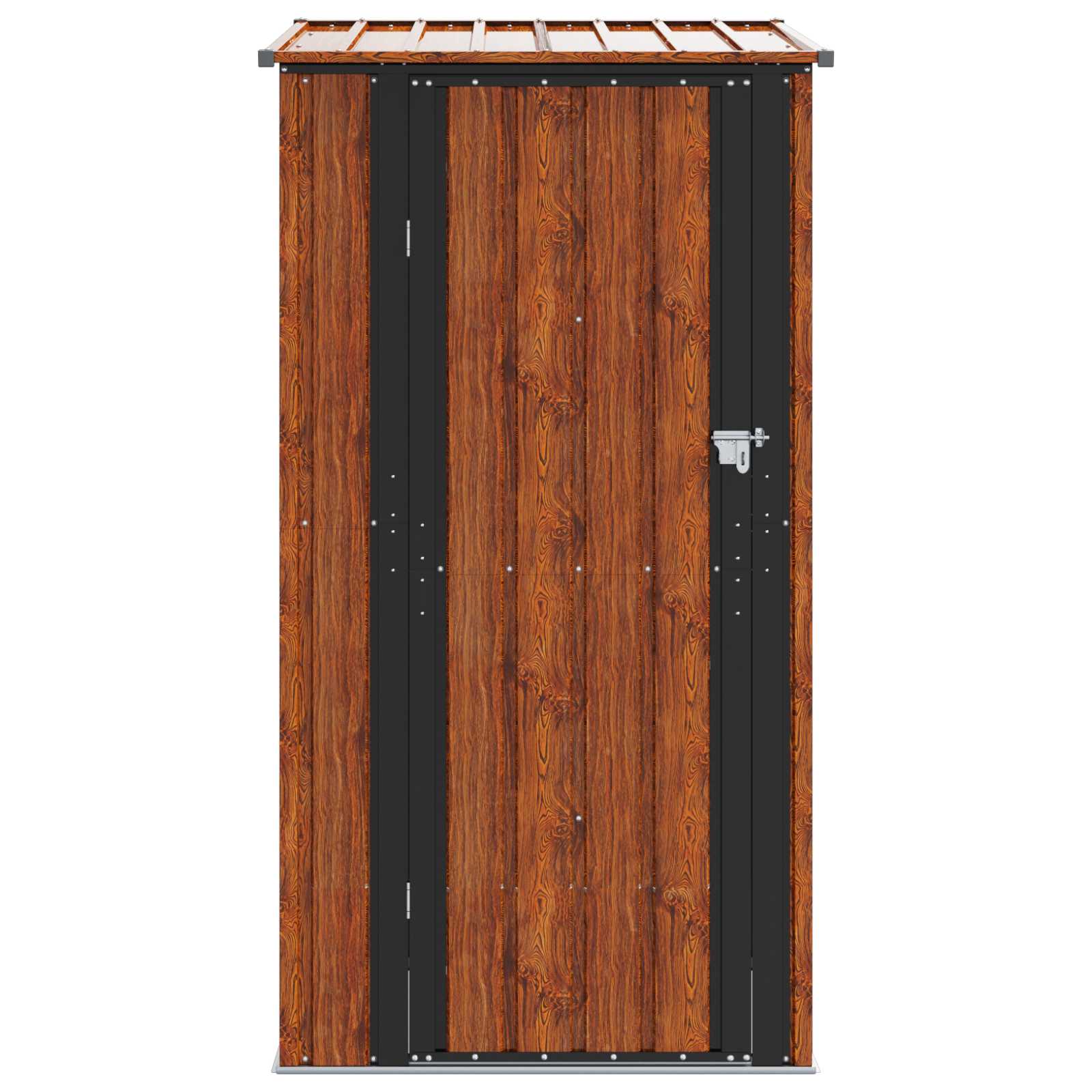 vidaXL Schowki ogrodowe Brązowy 103 x 86 x 200 cm Metal