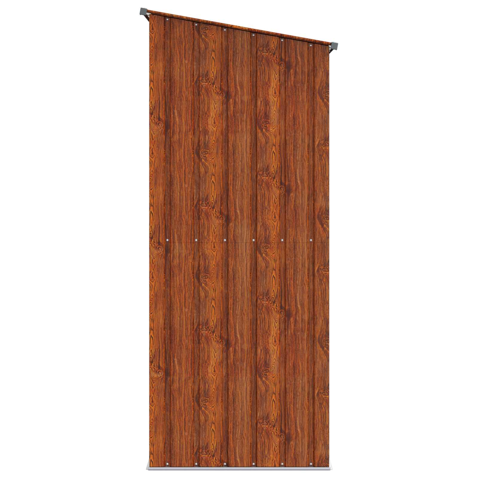 vidaXL Schowki ogrodowe Brązowy 103 x 86 x 200 cm Metal