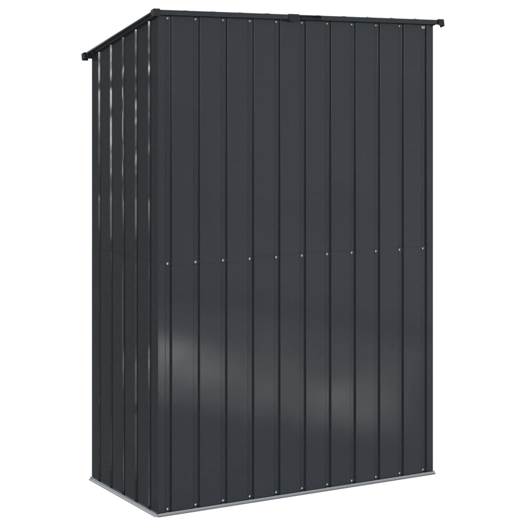 vidaXL Schowki ogrodowe Antracyt 140,5 x 74 x 200 cm Metal