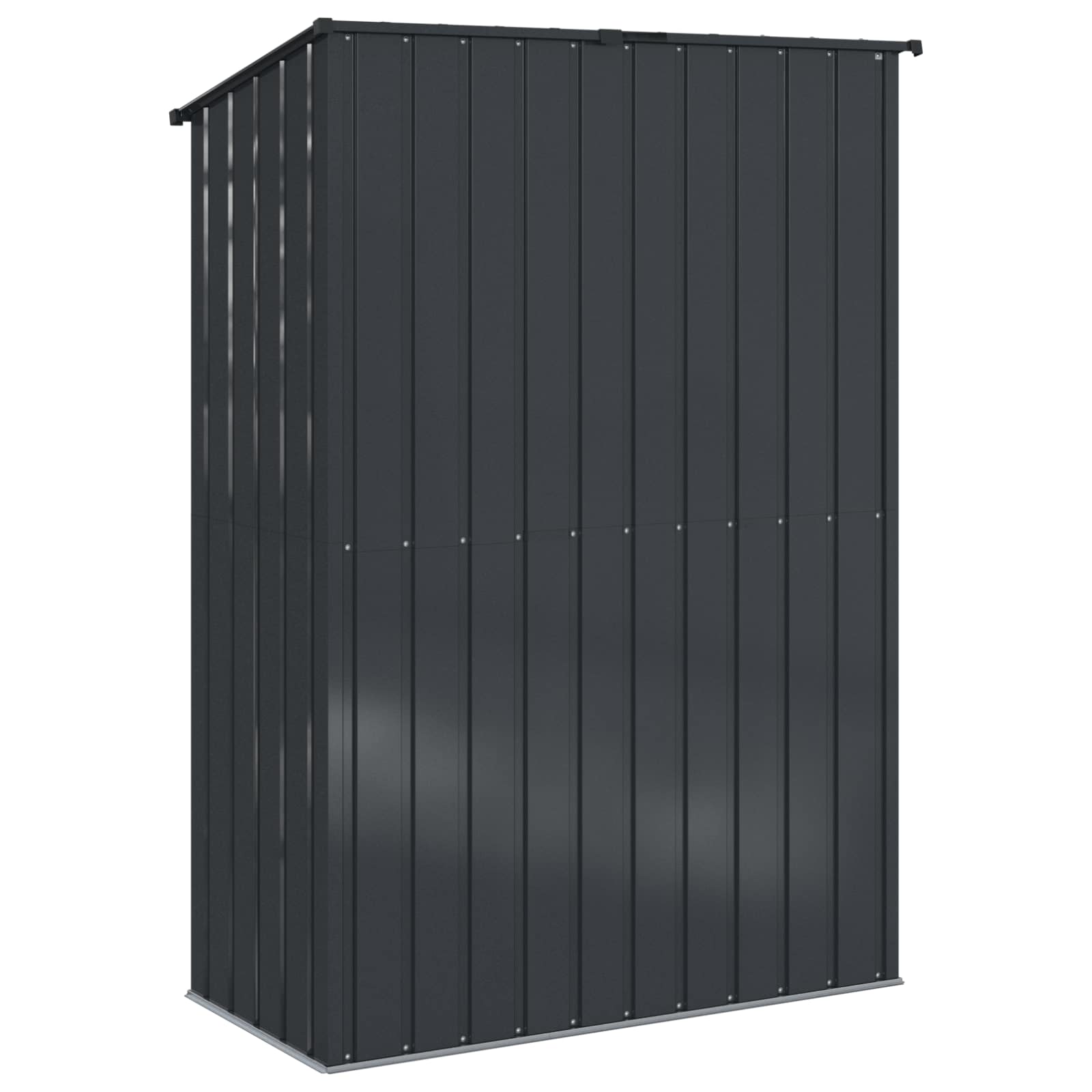 vidaXL Schowki ogrodowe Antracyt 140,5 x 74 x 200 cm Metal