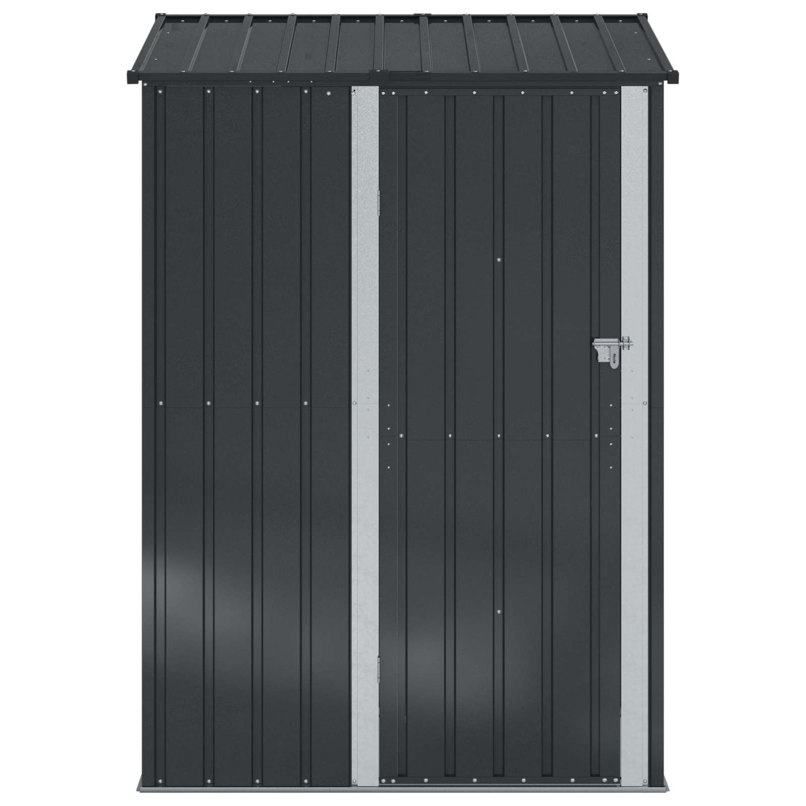 vidaXL Schowki ogrodowe Antracyt 140,5 x 74 x 200 cm Metal