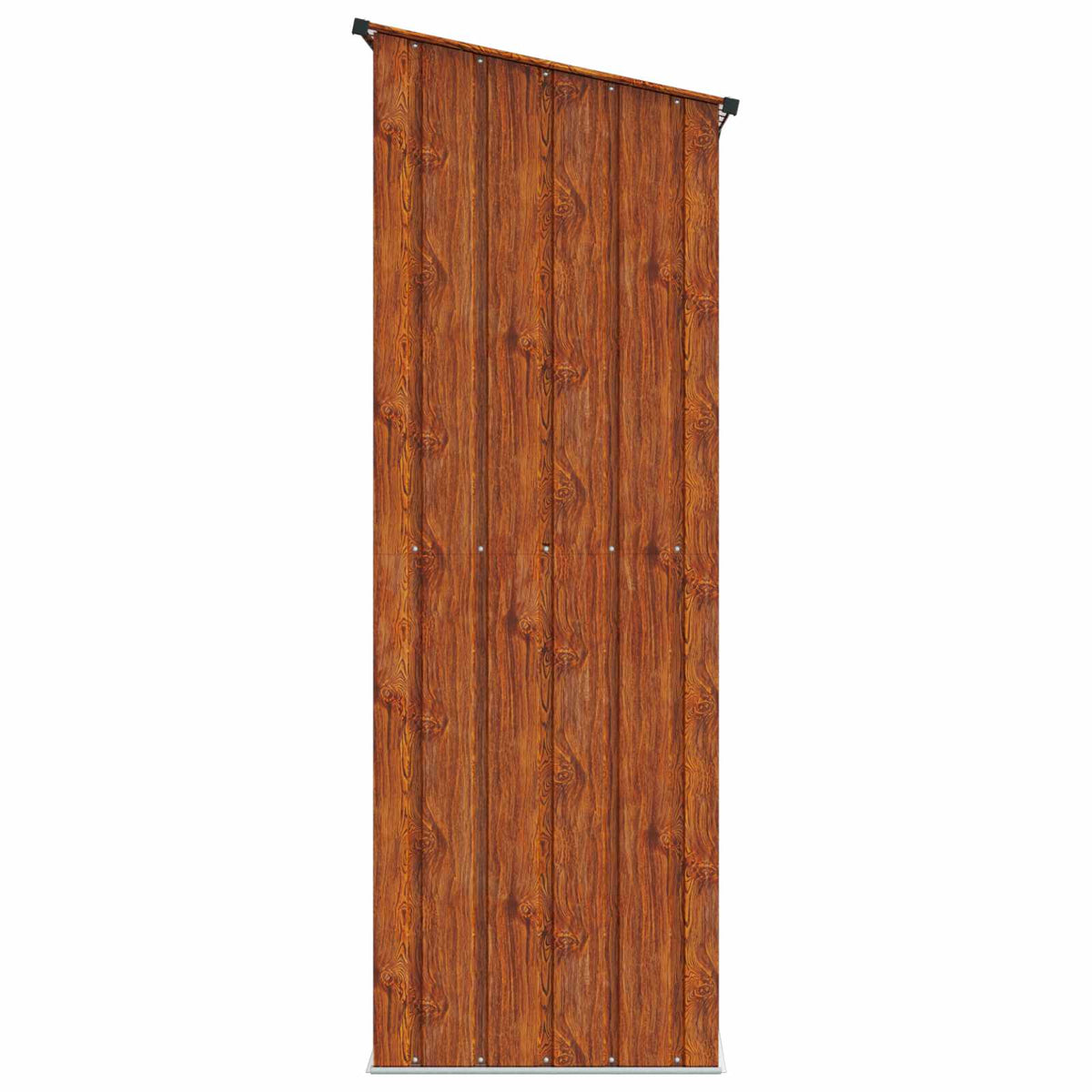 vidaXL Schowki ogrodowe Brązowy 140,5 x 74 x 200 cm Metal